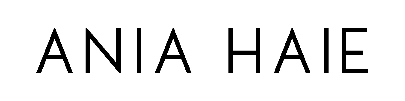 Logo ania haie schwarz